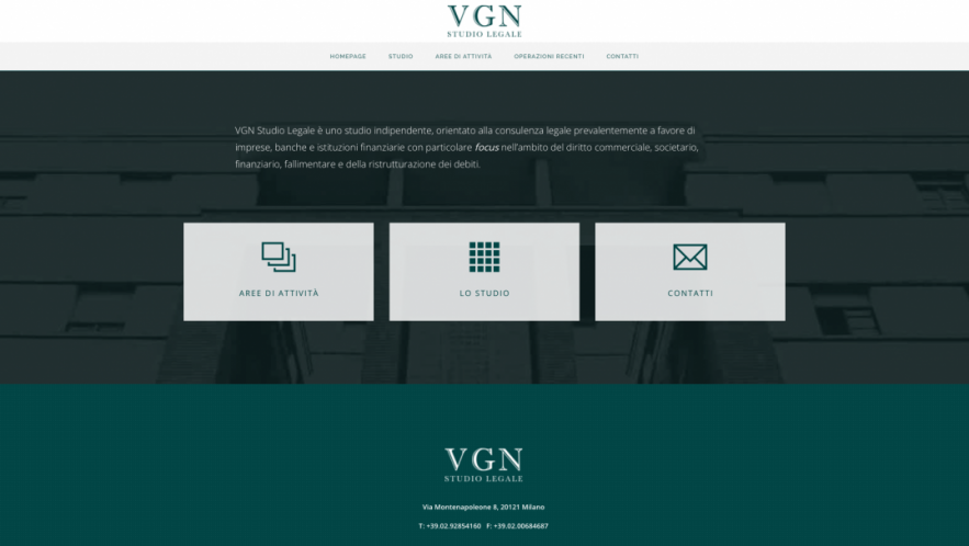 VGN Studio Legale Screenshot